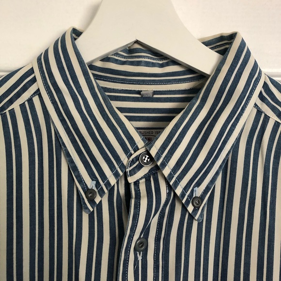 Armani Jeans | Vintage Striped Button Down Shirt - Picture 5 of 8